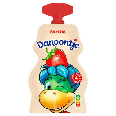 Danoontje Knijpyoghurt aardbei