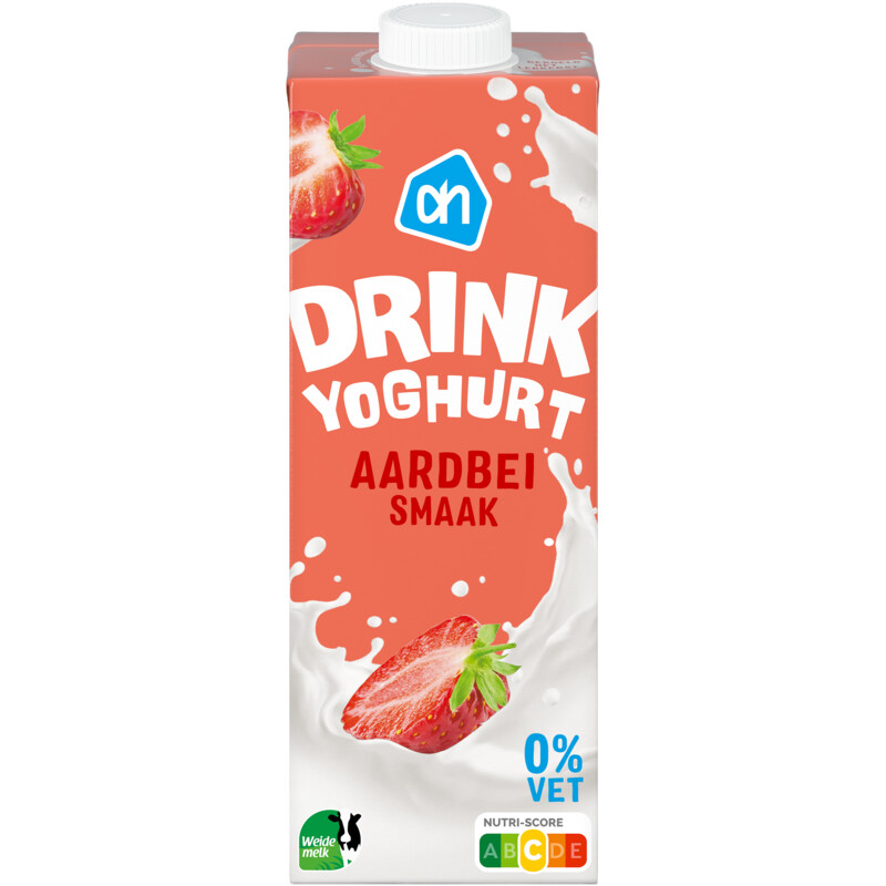 AH Yoghurtdrink aardbeismaak