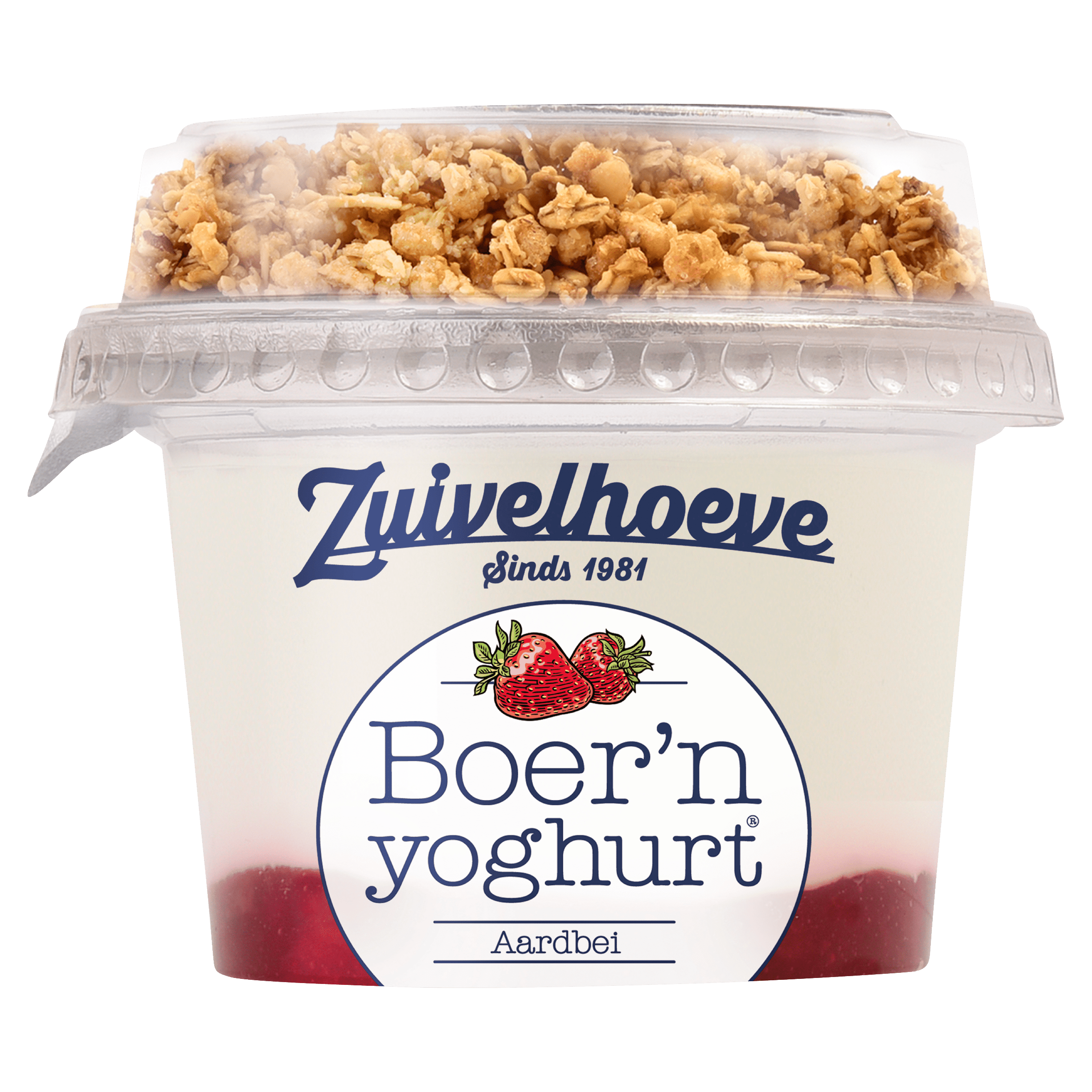 Zuivelhoeve Boer'n muesli aardbei