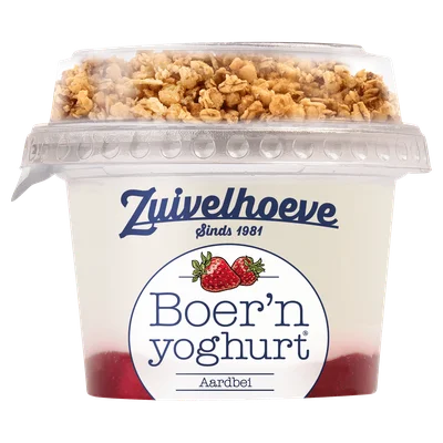 Zuivelhoeve Boer'n muesli aardbei