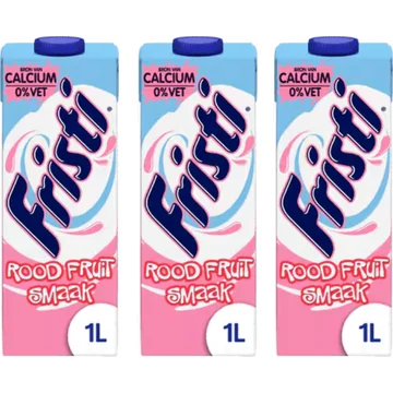 Fristi Rood fruitsmaak 3-pack