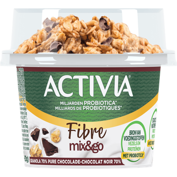 Activia Mix & go granola dark chocolate