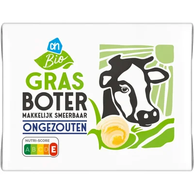 AH Biologisch Grasboter makkelijk smeerbaar ongezouten