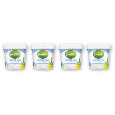Campina Yoghurt Griekse stijl 2% 4-pack