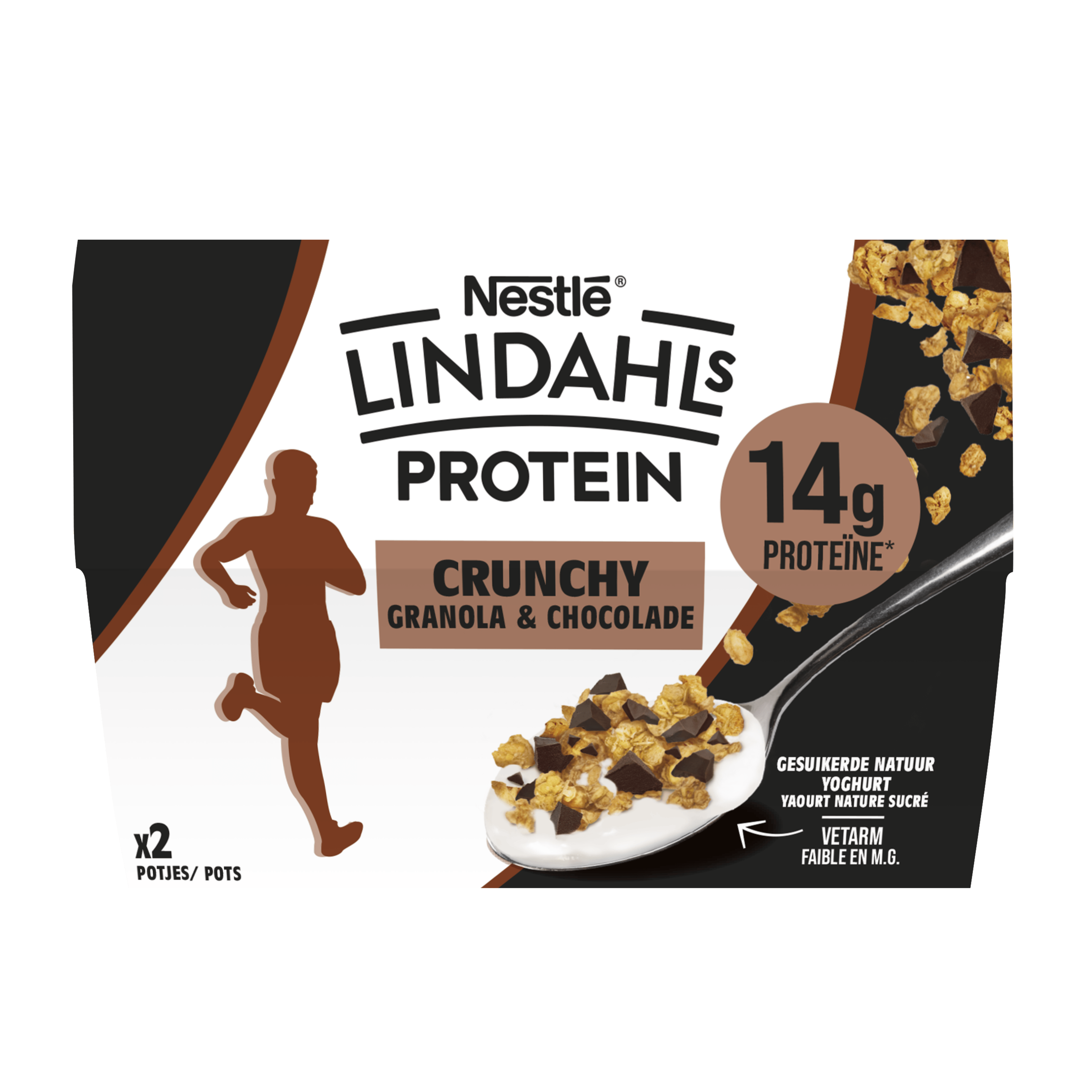 Lindahls Yoghurt crunchy chocolade