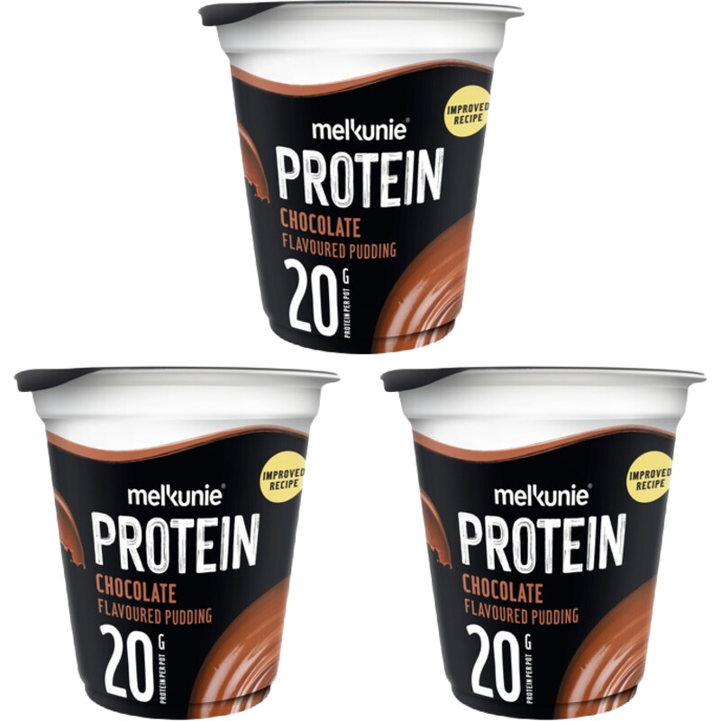 Melkunie Protein chocolade pudding 2-pack