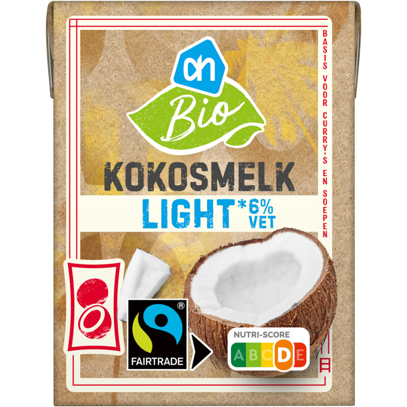 AH Biologisch Kokosmelk light 6% vet