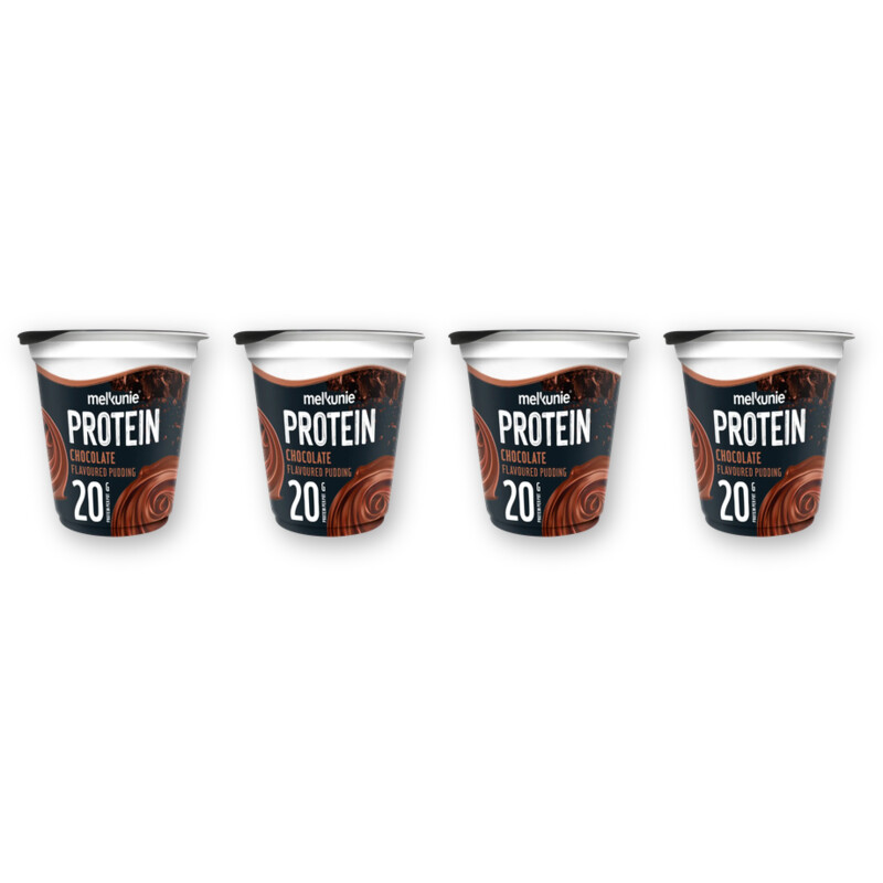 Melkunie Protein chocolade pudding 4-pack