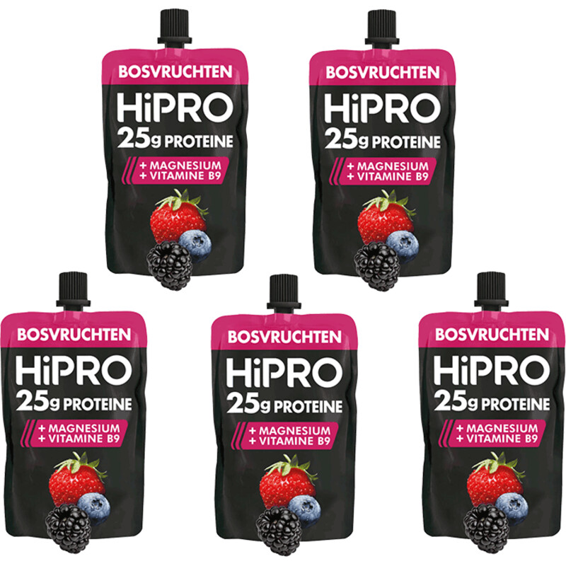HiPRO Protein kwark bosvruchten 5-pack