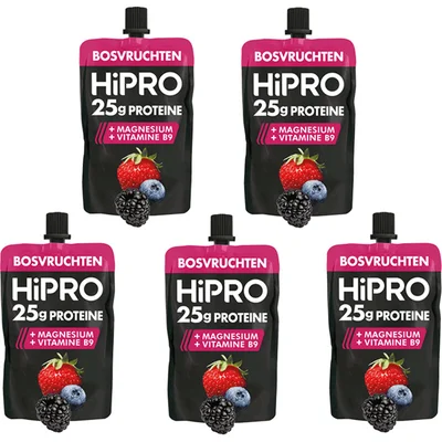 HiPRO Protein kwark bosvruchten 5-pack