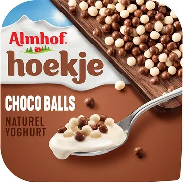 Almhof Hoekje choco balls naturel yoghurt
