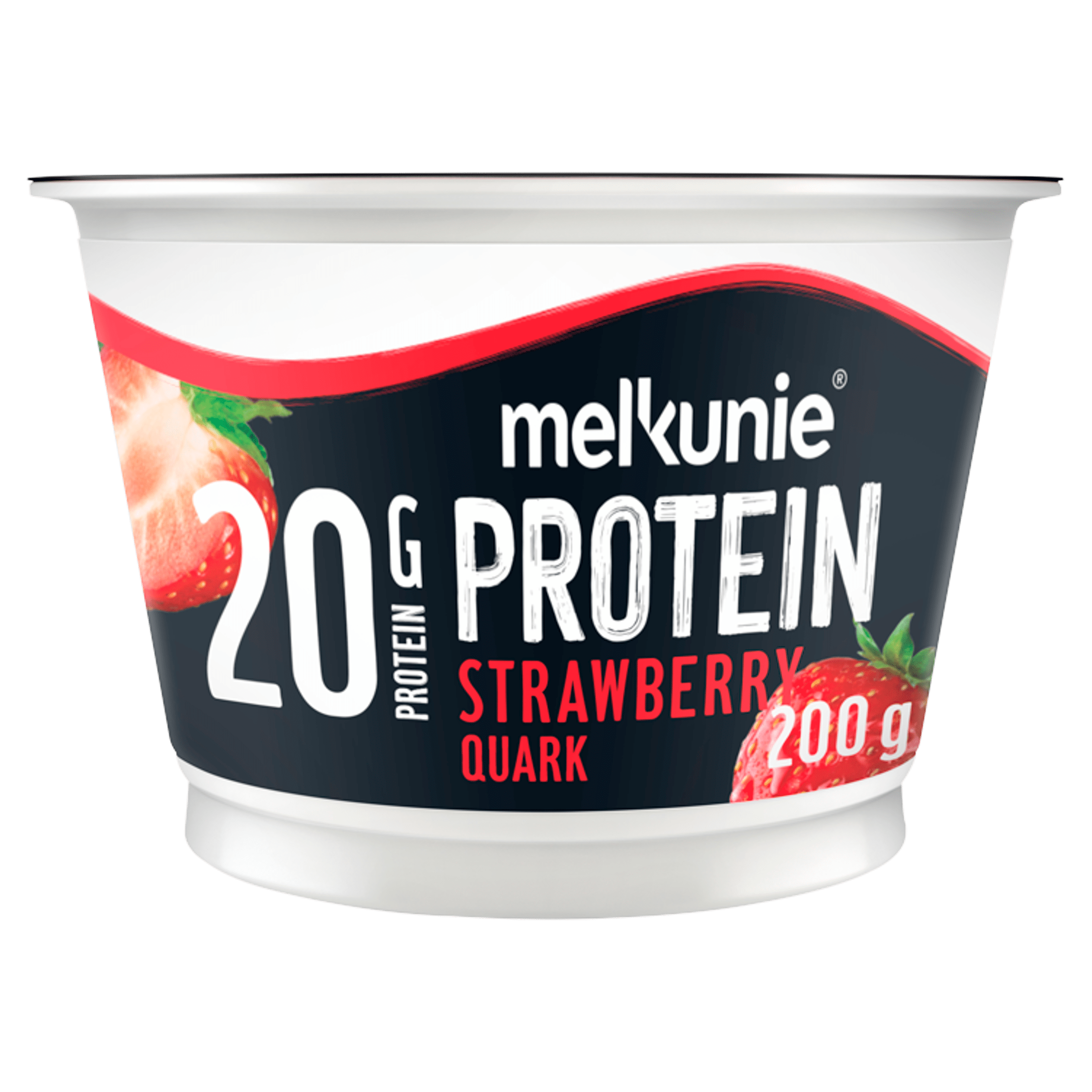 Melkunie Protein aardbei kwark