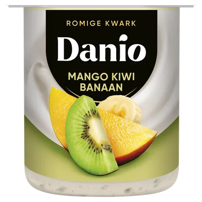 Danio Romige kwark mango kiwi banaan