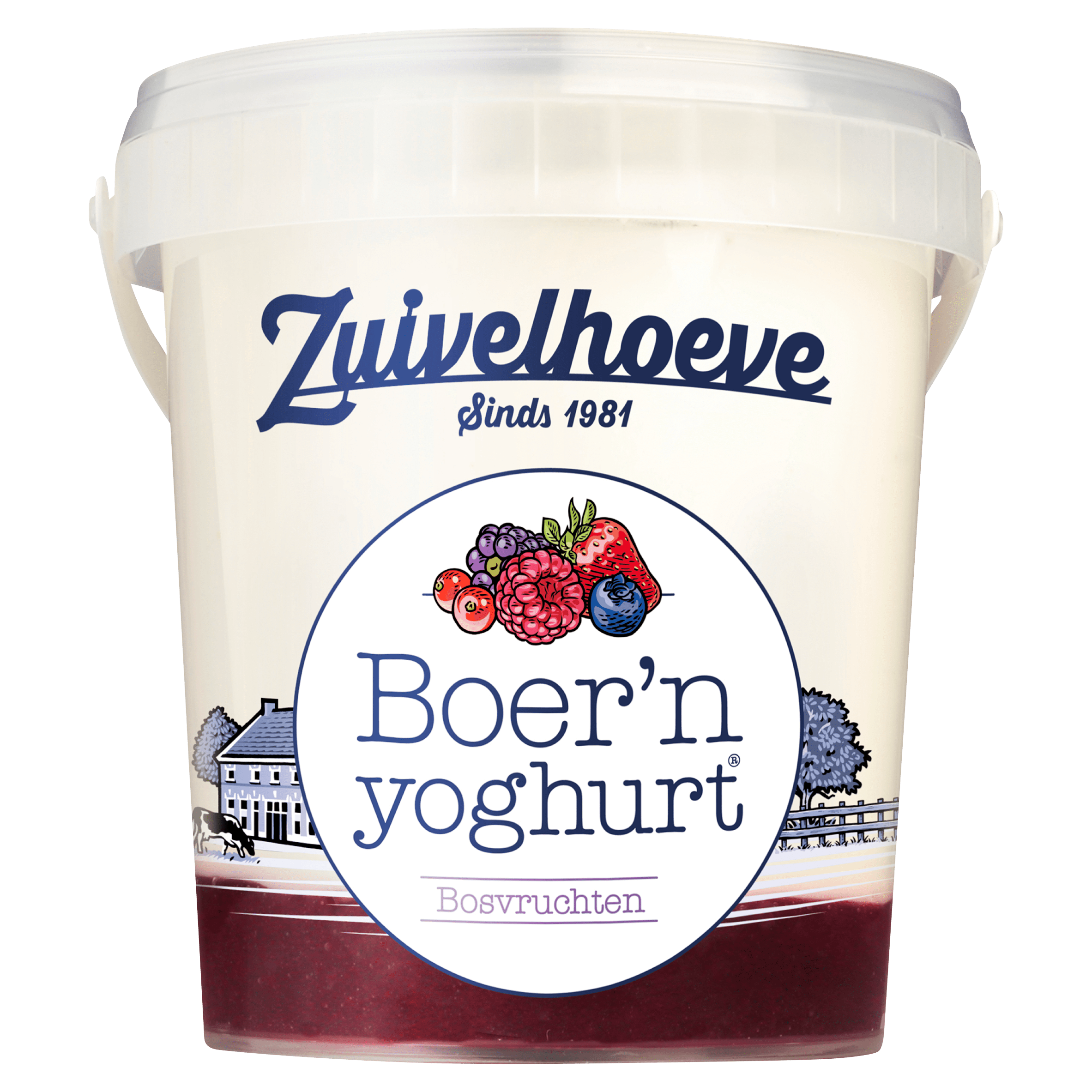 Zuivelhoeve Boer'n yoghurt bosvruchten