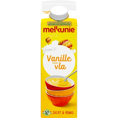 Melkunie Bolletjesvla met vanillesmaak