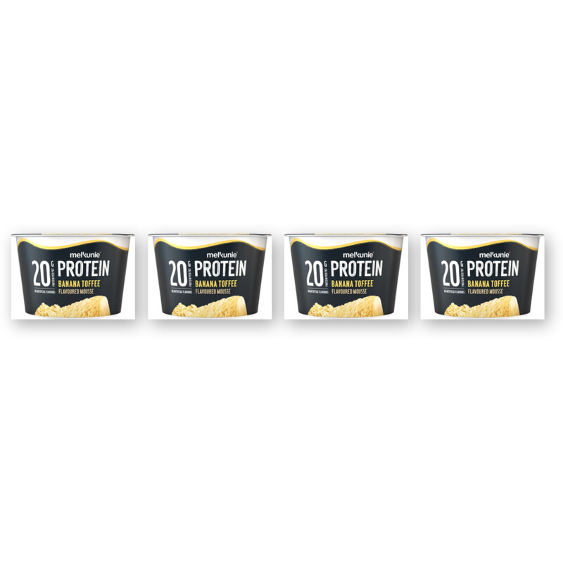Melkunie Protein banana toffee mousse 4-pack