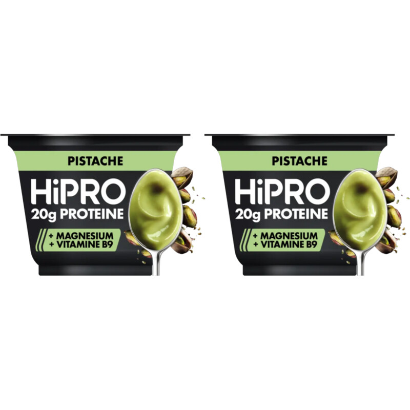 HiPRO Pudding pistache 2-pack