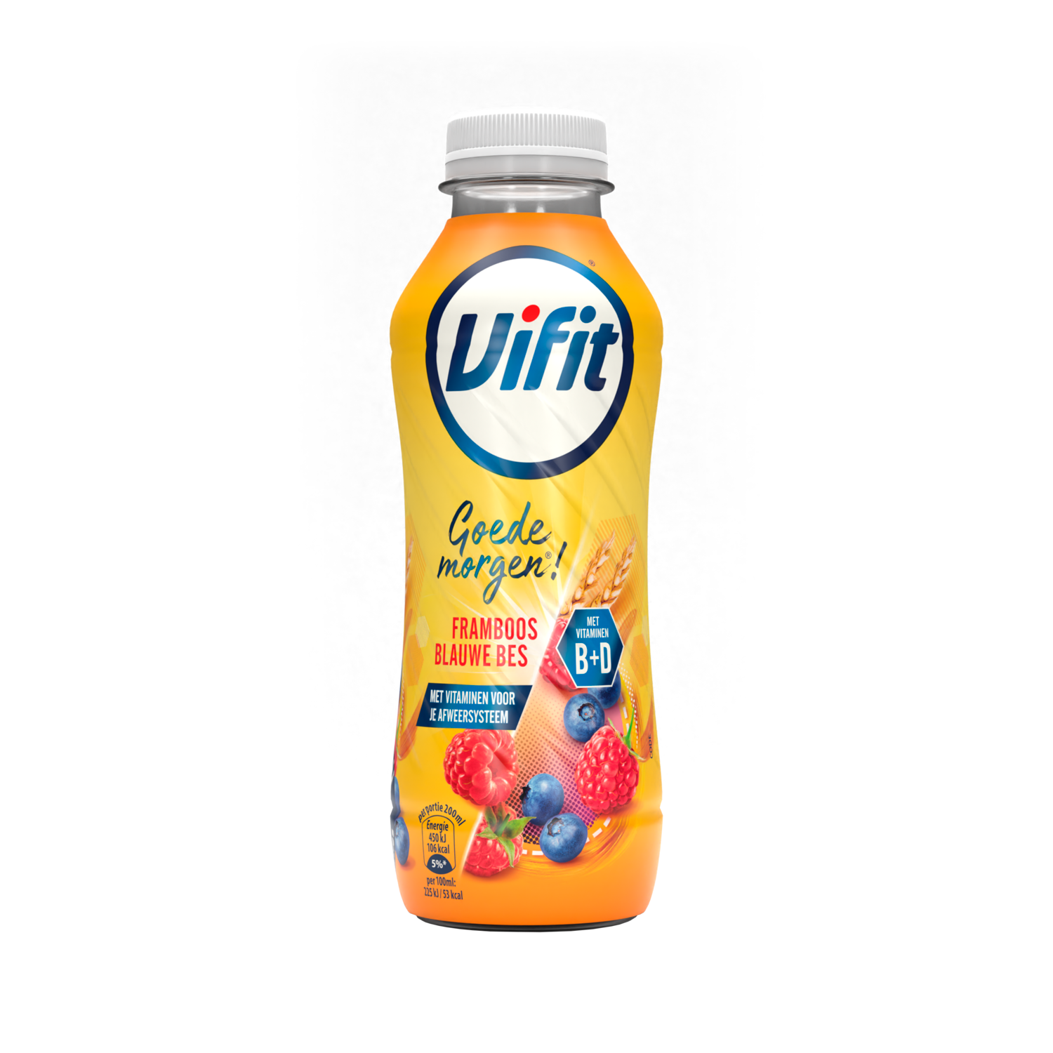 Vifit Goedemorgen framboos blauwe bes