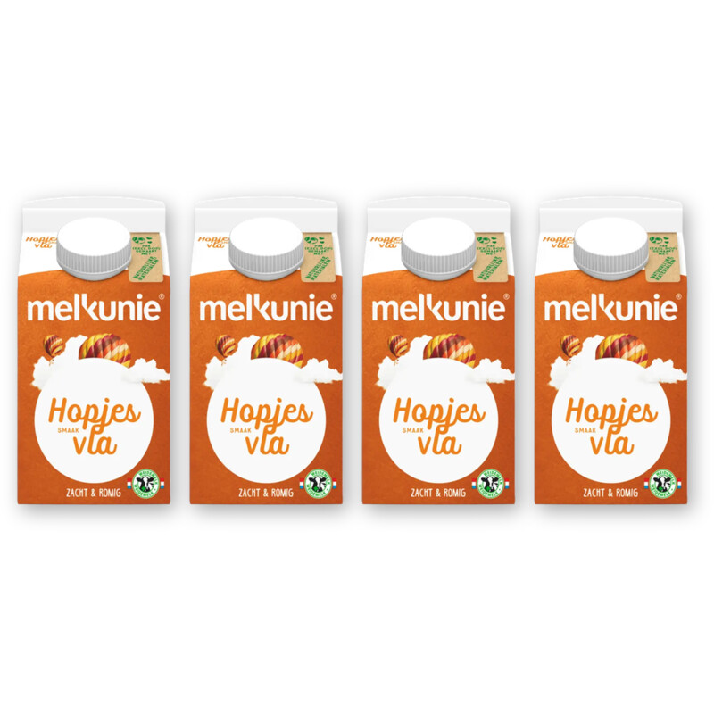 Melkunie Hopjes vla 4-pack
