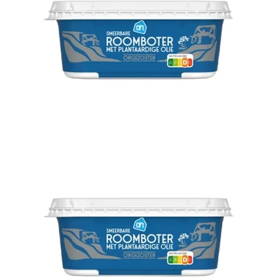 AH Roomboter plantaardig ongezout 2-pack