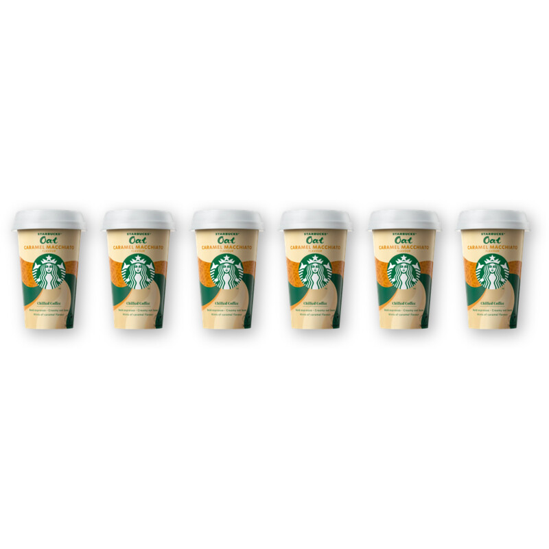 Starbucks Oat caramel macchiato ijskoffie 6-pack