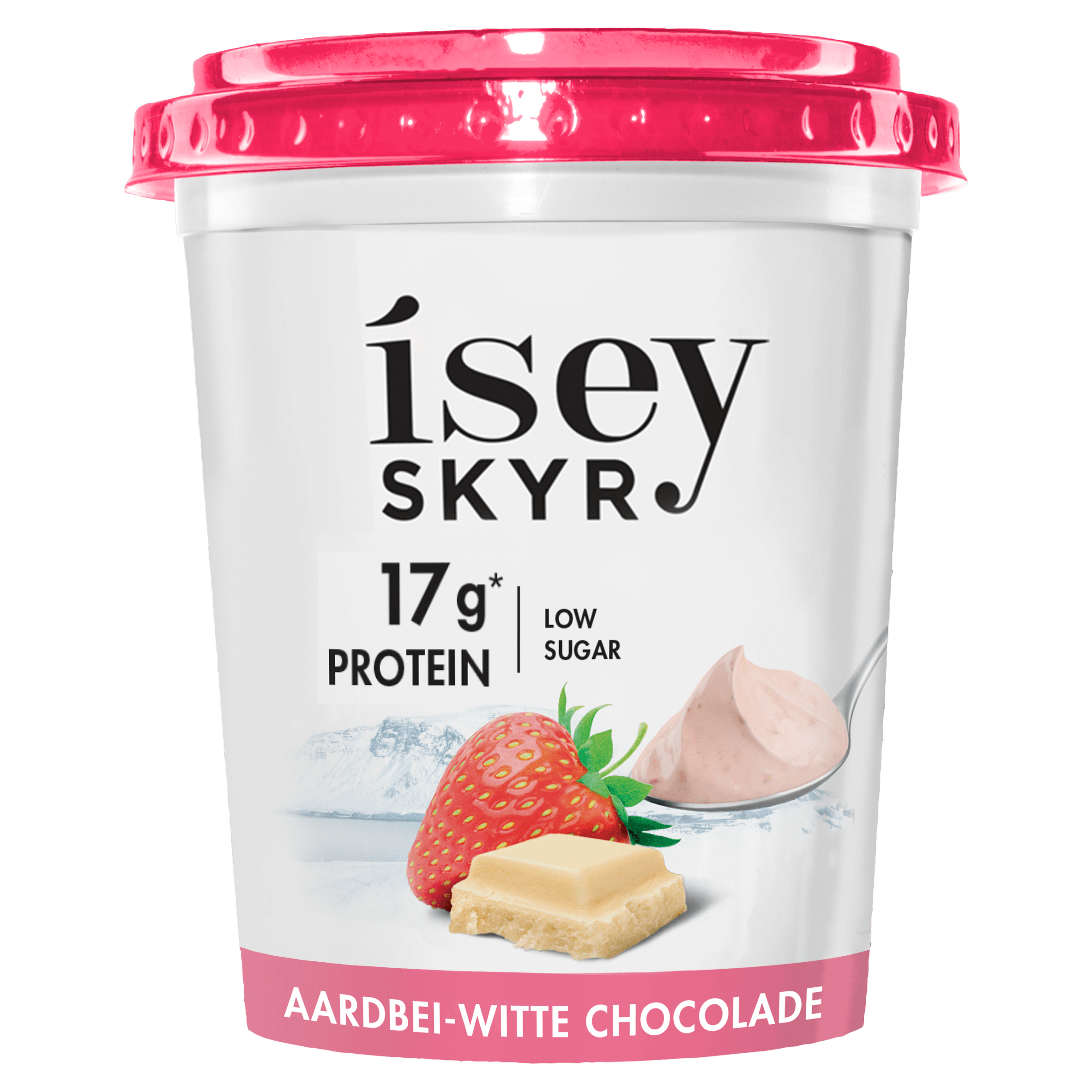 Isey Skyr aardbei witte chocolade