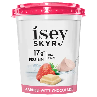 Isey Skyr aardbei witte chocolade