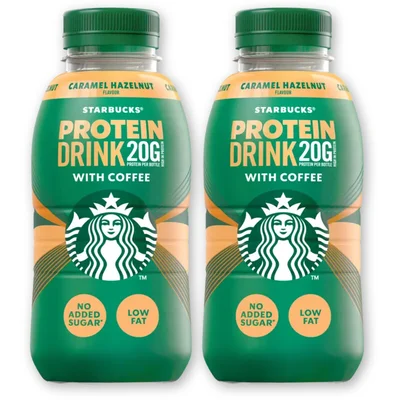 Starbucks Protein caramel hazelnut coffee 2-pack