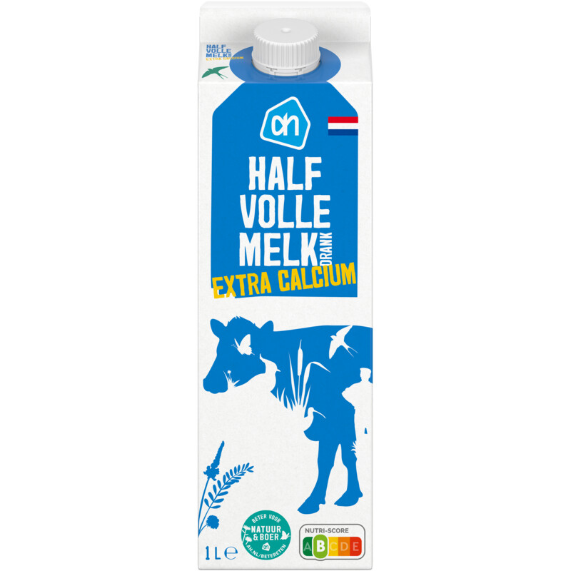 AH Halfvolle melkdrank extra calcium