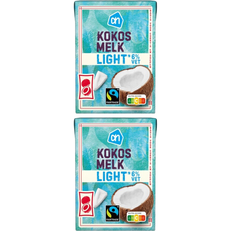 AH Kokosmelk light 2-pack