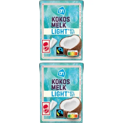 AH Kokosmelk light 2-pack