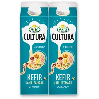 Arla Cultura kefir vanillesmaak 2-pack