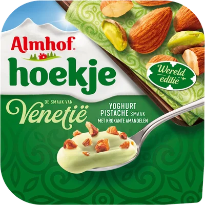 Almhof Hoekje Venetië pistache yoghurt