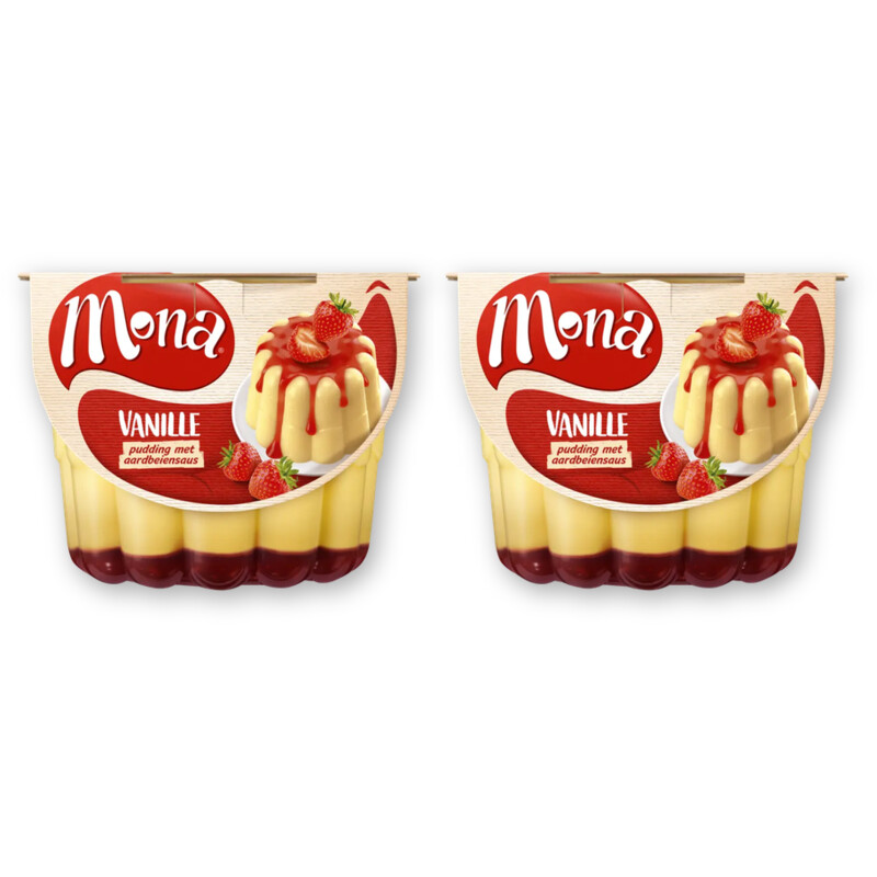 Mona Vanillepudding 450ml 2-pack