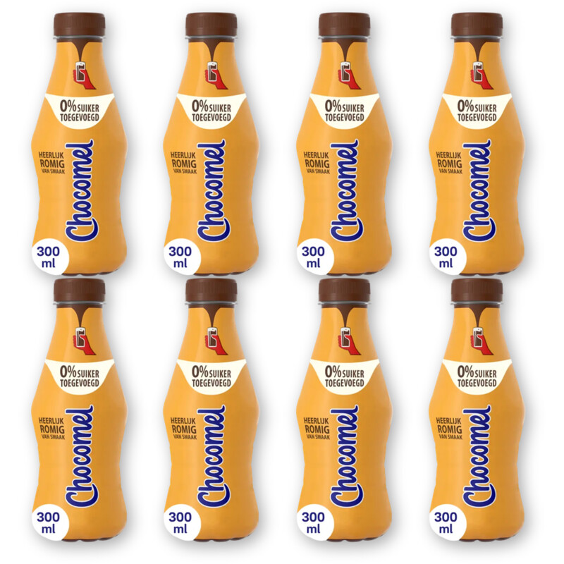 Chocomel 0% suiker toegevoegd 8-pack