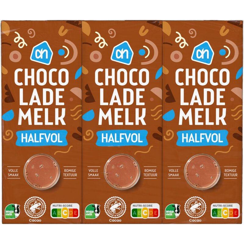 AH Chocolademelk halfvol 6-pack