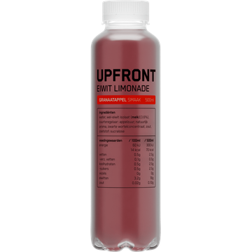 Upfront Eiwit limonade granaatappel vlierbloesem