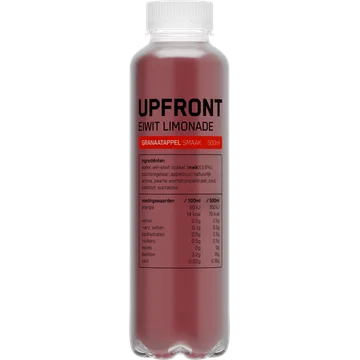 Upfront Eiwit limonade granaatappel vlierbloesem