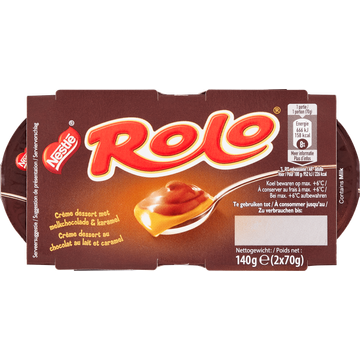 Rolo Chocolade & karamel dessert