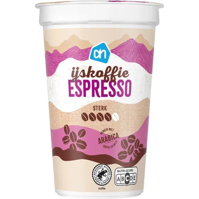 AH IJskoffie espresso