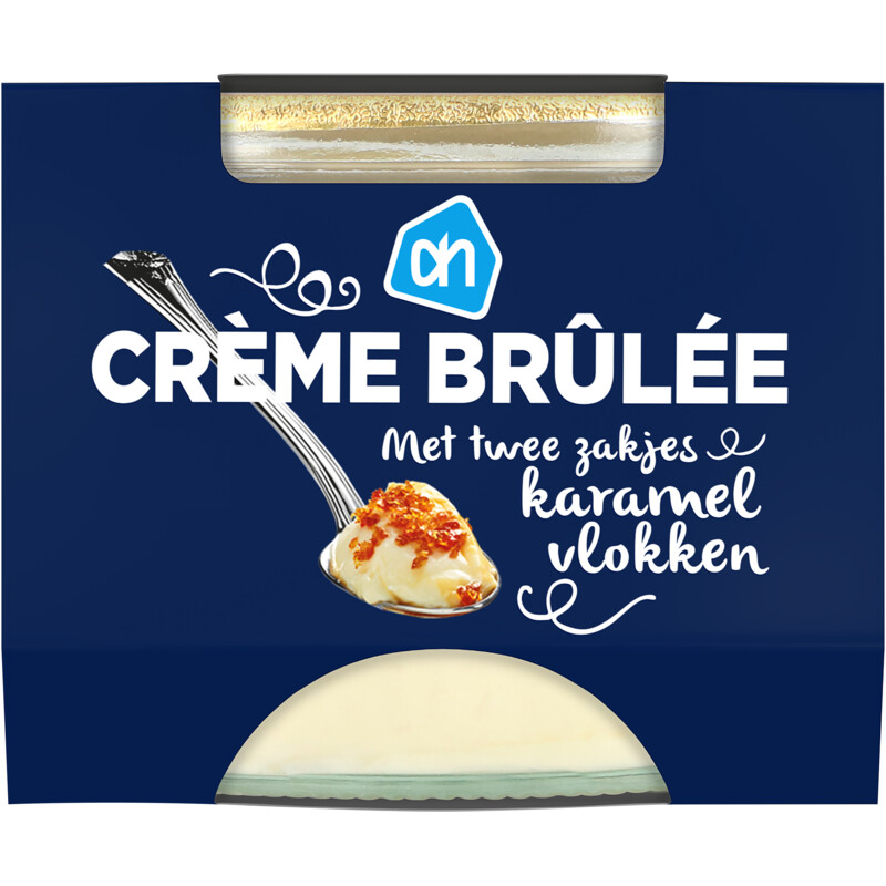 AH Crème brulée met karamel vlokken
