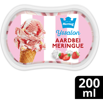 Hertog Ijssalon mini aardbeien meringue
