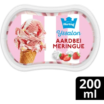 Hertog Ijssalon mini aardbeien meringue