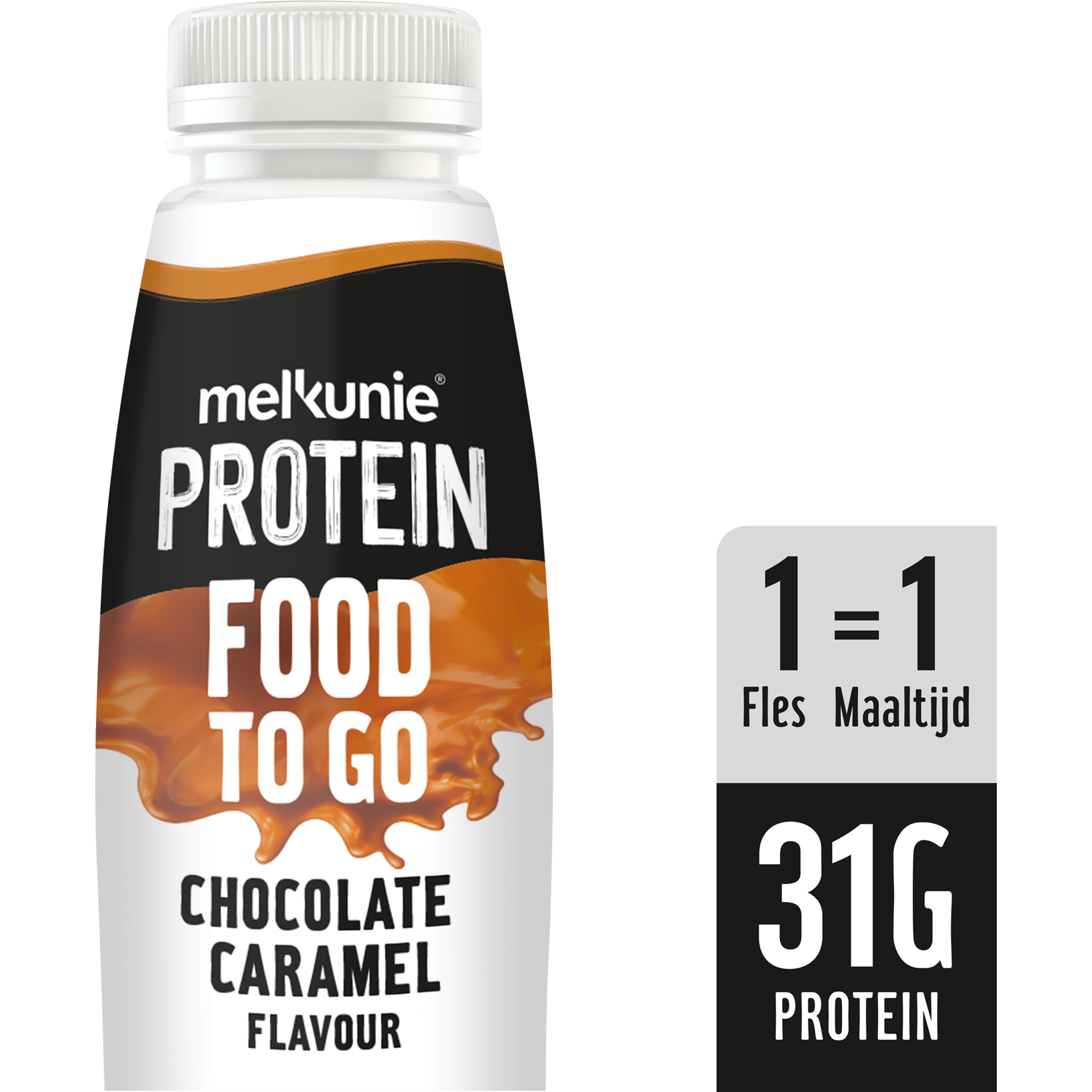 Melkunie Protein food to go chocolate caramel