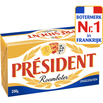 Président Roomboter ongezouten