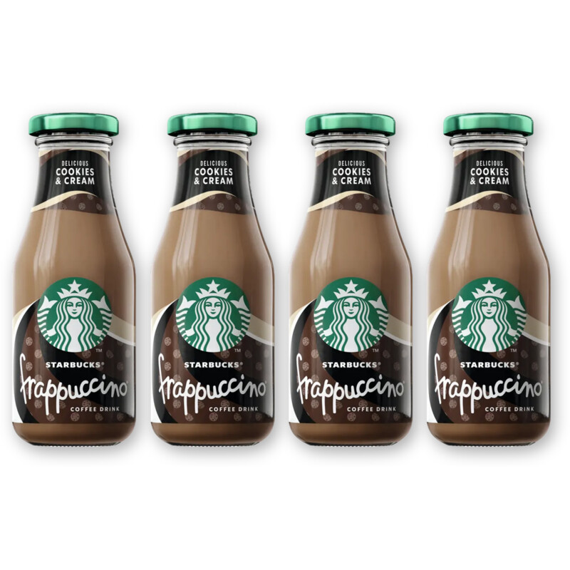 Starbucks Frappuccino cookies & cream 4-pack