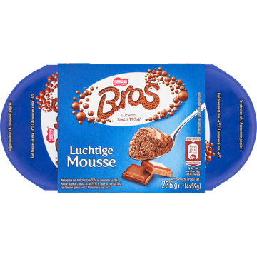 Nestlé Bros melkchocolade mousse