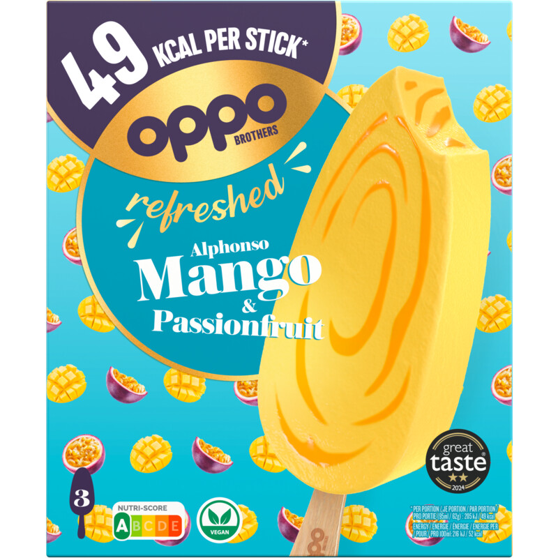 Oppo Brothers Refreshed mango & passionfruit