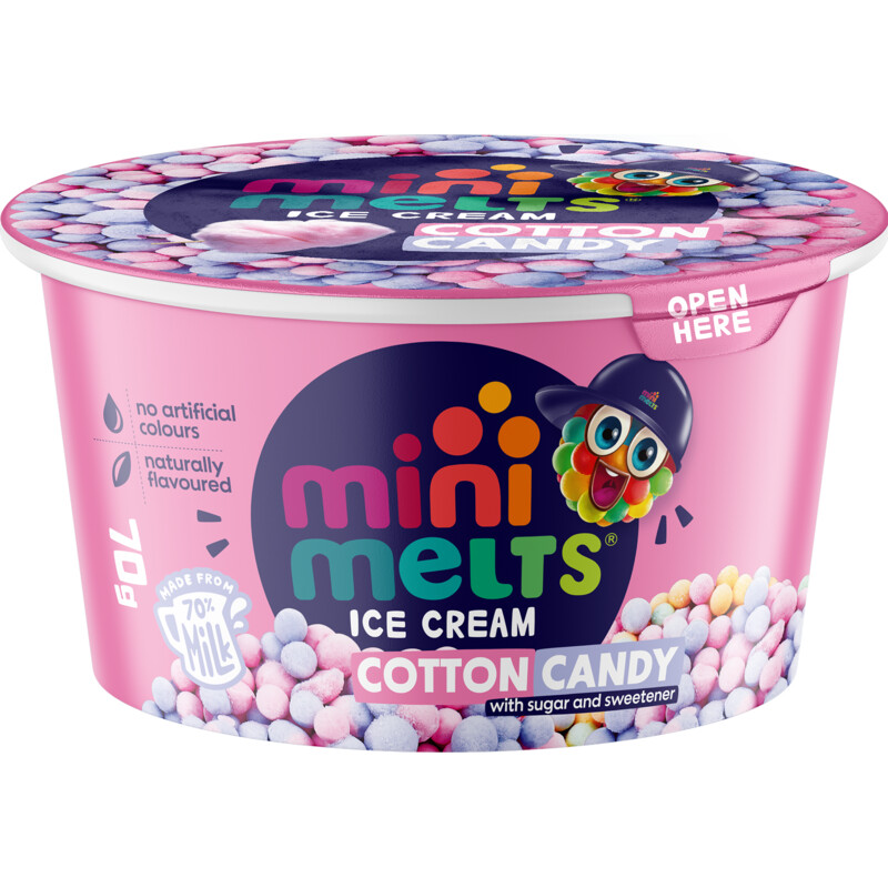 Mini Melts Ice cream balls cotton candy