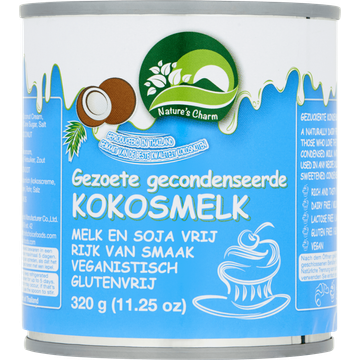 Nature's Charm Gezoete gecondenseerde kokosmelk